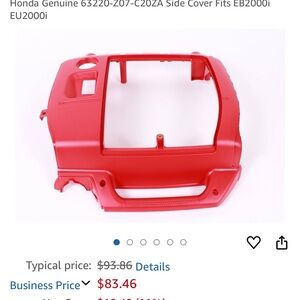 Honda Red Side Cover for EB2000i EU2000i